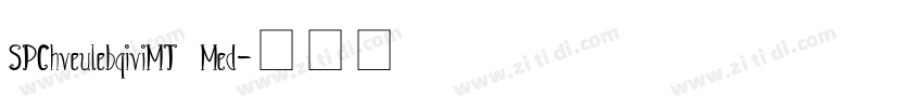 SPChveulebriviMT Med字体转换
